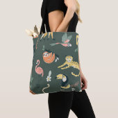 Jungle Tiere Vintag Flora Fauna Tasche (Von Nahem)