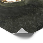 Jungle-Tierfreunde lustiges Portrait Poster (Ecke)