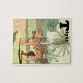 Jungle Tiger Animal Alphabet Puzzle (Horizontal)