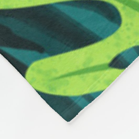 Jungle Tiger Fleecedecke (Ecke)