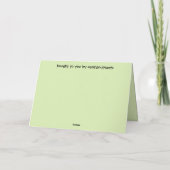 Jungle Tiger Happy Grrr Day Geburtstag Karte (Rückseite)