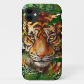 Jungle Tiger iPhone Case | Farbiges Tiger iPhone (Rückseite)