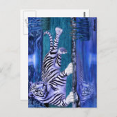 JUNGLE TIGER.JPEG POSTKARTE (Vorne/Hinten)