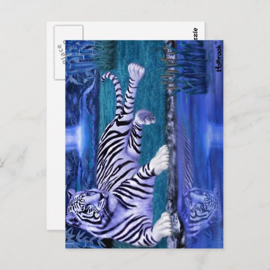 JUNGLE TIGER.JPEG POSTKARTE (Vorne/Hinten)