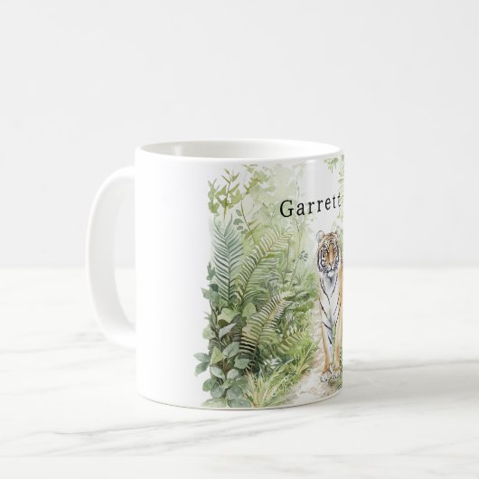 Jungle Tiger Kaffeetasse (Vorderseite Links)