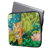 Jungle Tiger Laptopschutzhülle (Vorderseite Links)