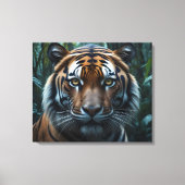 Jungle Tiger Leinwanddruck (Vorderseite)
