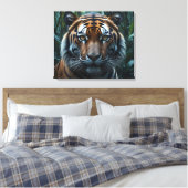 Jungle Tiger Leinwanddruck (Insitu (Schlafzimmer))