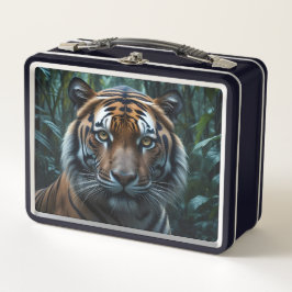 Jungle Tiger  Metall Brotdose