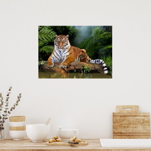 JUNGLE TIGER POSTER (Küche)
