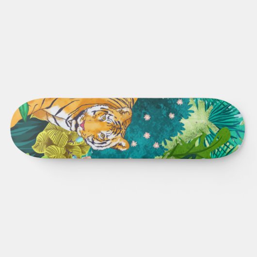 Jungle Tiger Skateboard (Horizontal)