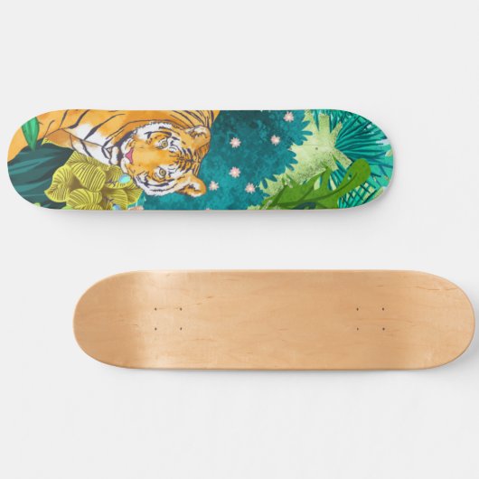 Jungle Tiger Skateboard (Horizontal)
