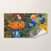 Jungle Tiger Sun Bear Peacock Affe Indischer Rolle Badhandtuch Set (Handtuch)