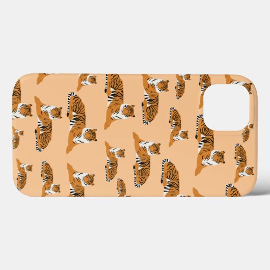 Jungle Tiger Tiermuster Case-Mate iPhone Hülle (Rückseite (Horizontal))