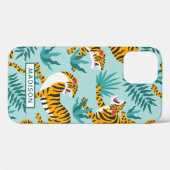 Jungle Tiger Trendy Personalisiert Case-Mate iPhone Hülle (Rückseite (Horizontal))