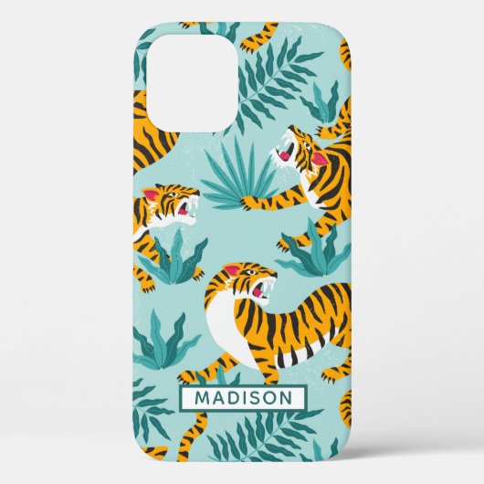 Jungle Tiger Trendy Personalisiert Case-Mate iPhone Hülle (Rückseite)