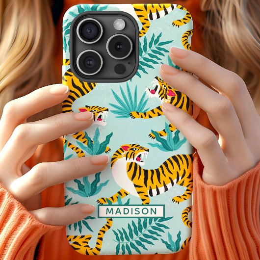 Jungle Tiger Trendy Personalisiert Case-Mate iPhone Hülle