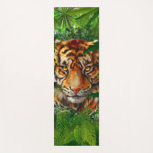 Jungle Tiger Yoga Mat | Farbenfroher Tiger Zeichne Yogamatte (Vorderseite)