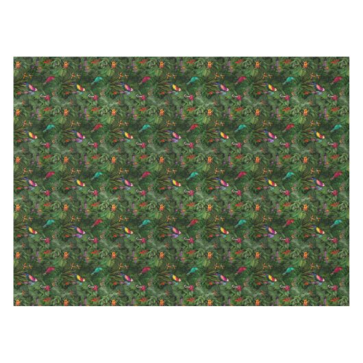 Jungle 🌺 🌴 🦜 tischdecke (Vorderseite (Horizontal))