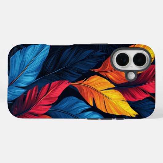 Jungle Toucan Feathers Phone Case (Rückseite (Horizontal))