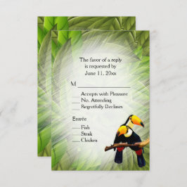 Jungle Toucans UAWG mit Entschlüsselung Einladung