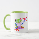 Jungle Tree Frog in hellen Farben Tasse (Links)
