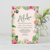 Jungle Tropengebirgsdusche Einladung (Stehend Vorderseite)