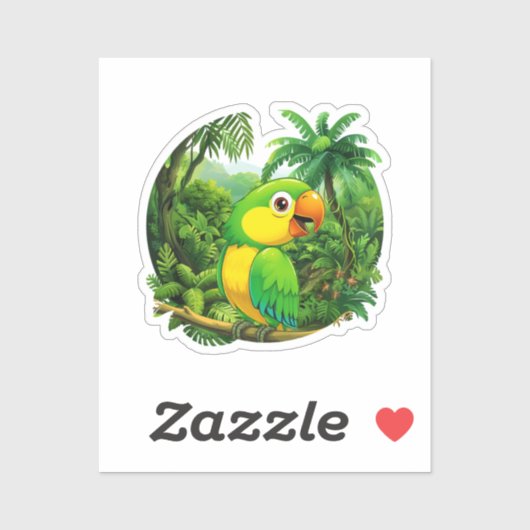 Jungle Vibes Aufkleber (Blatt)