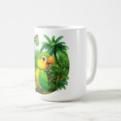 Jungle Vibes Kaffeetasse (VorderseiteRechts)
