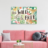 Jungle Vibes Leinwanddruck (Insitu (Wohnzimmer))