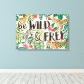 Jungle Vibes Leinwanddruck (Insitu (Holzboden))