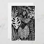 Jungle Vibes Mitteilungskarte (Vorne/Hinten)