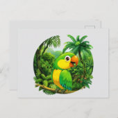 Jungle Vibes Postkarte (Vorne/Hinten)