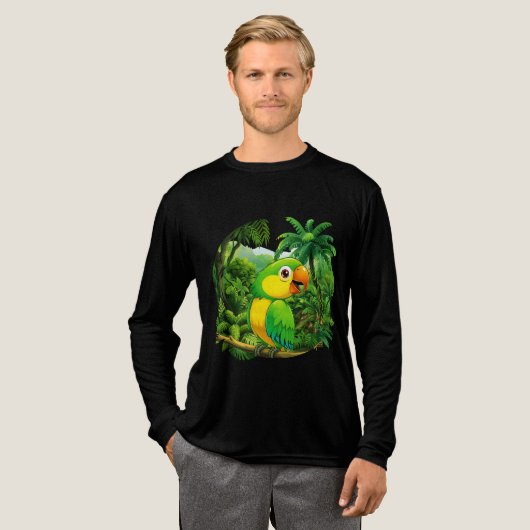 Jungle Vibes Tri-Blend Shirt (Volle Vorderseite)