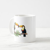 Jungle Vibrany: Toucans in Harmony Kaffeetasse (Vorderseite Links)