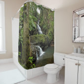 JUNGLE WATERFALL SHOWER CURTAIN DUSCHVORHANG (Beispiel)