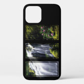 Jungle Waterfall Triptychon Case-Mate iPhone Hülle (Rückseite)