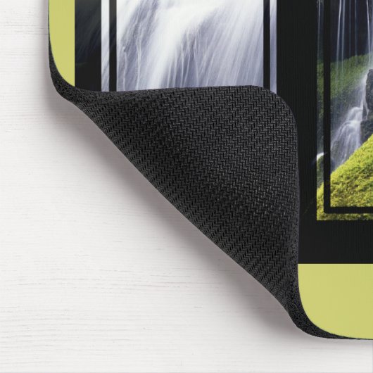 Jungle Waterfall Triptychon Mousepad (Ecke)