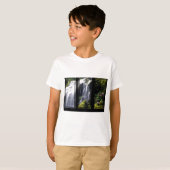 Jungle Waterfall Triptychon T-Shirt (Vorne ganz)
