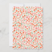 Jungle Wild Animal Tropical Baby Shower Einladung (Rückseite)