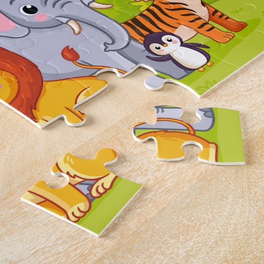 Jungle Wild Baby Animals Puzzle (Seite)