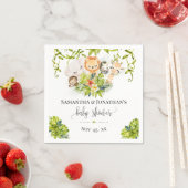 Jungle Wild Baby Animals Tropical Baby Dusche Serviette (Beispiel)