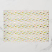 Jungle Wild One Foto Real Gold Einladung (Rückseite)