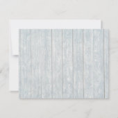 Jungle Wild One Safari Tiere Erster Geburtstag Einladung (Rückseite)