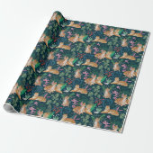 Jungle Wildlife Nature Wilde Katzen Tigers Geschenkpapier (Ungerollt)