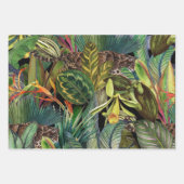 Jungle Wrapping Paper Geschenkpapier Set (Vorderseite)