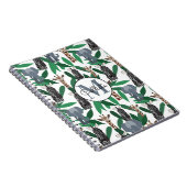 Jungle Zebra Elephant Giraffe Safari Tiere Notizblock (Rechte Seite)