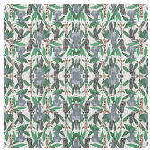 Jungle Zebra Elephant Giraffe Safari Tiere Stoff (Muster)