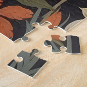 Jungle Zebra Floral Puzzle (Seite)