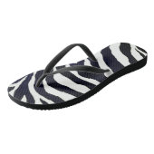Jungle Zebra Print Summer Sandal Flip Flops Badesandalen (Schrägansicht)